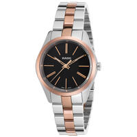 RADO, WOMEN'S HYPERCHROME TWO-TONE STAINLESS STEEL BLACK DIAL CERAMOS WATCH, RADO-R32976152-SD "STORE DISPLAY" (IN ORIGINAL BOX) - MSRP: $2100 US