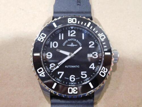 ZENO, MEN'S DIVERS AUTOMATIC WATCH, ZENO-6492-2824-A1-PO "PREVIOUS OWNED (IN ORIGINAL BOX) - MSRP: $1075 US