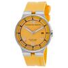 PORSCHE DESIGN, MEN'S FLAT 6 AUTO YELLOW RUBBER AND DIAL STAINLESS STEEL WATCH, PORSCHED-6351-41-94-1257 (IN ORIGINAL BOX) - MSRP: $3500 US - 2