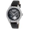 VERSACE, LIMITED EDITION DIAMOND AUTOMATIC BLACK GENUINE LEATHER AND DIAL WATCH, VERSACE-25A391D912S009-SD, "STORE DISPLAY" (IN ORIGINAL BOX) - MSRP: $34995 US - 2