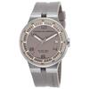 PORSCHE DESIGN, MEN'S FLAT 6 AUTOMATIC GREY RUBBER AND DIAL STAINLESS STEEL WATCH, PORSCHED-6351-41-54-1263 (IN ORIGINAL BOX) - MSRP: $3750 US - 2