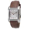 BAUME & MERCIER, WOMEN'S HAMPTON LIGHT BROWN GENUINE CROCODILE SILVER-TONE DIAL WATCH, BAUME-MOA10018-SD "STORE DISPLAY" (IN ORIGINAL BOX) - MSRP: $2650 US - 2