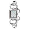GUCCI, WOMEN'S TORNABUONI DIAMOND STAINLESS STEEL MOP DIAL SS SQUARE WATCH, GUCCI-YA120517 (IN ORIGINAL BOX) - MSRP: $1120 US - 2