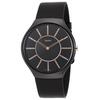 RADO, MEN'S TRUE THINLINE DIAMOND BLACK GENUINE RUBBER & DIAL BLACK CERAMIC WATCH, RADO-R27741709 (IN ORIGINAL BOX) - MSRP: $2700 US - 2