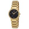 RADO, WOMEN'S CENTRIX DIAMOND GOLD-TONE SS BLACK DIAL GOLD-TONE SS WATCH, RADO-R30528713 (IN ORIGINAL BOX) - MSRP: $1200 US - 2