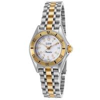 TUDOR, MONARCH II, WOMEN'S MONARCH II STAINLESS STEEL & 18K YELLOW GOLD WHITE DIAL WATCH, TUDOR-15853-SD, "STORE DISPLAY" (IN GENERIC BOX) - MSRP: $3100 US