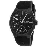 ALPINA, AVALANCHE, MEN'S AVALANCHE REGULATOR MECHANICAL BLACK RUBBER, DIAL & IP SS WATCH, ALPINA-AL-650LBBB4FBA6 (IN ORIGINAL BOX) - MSRP: $2375 US