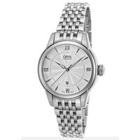 ORIS, ARTELIER, WOMEN'S ARTELIER AUTOMATIC STAINLESS STEEL SILVER-TONE DIAL WATCH, ORIS-0156176874071-0781477-SD, "STORE DISPLAY" (IN ORIGINAL BOX) - MSRP: $1950 US