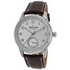 ALPINA, , MEN'S AUTOMATIC DARK BROWN GENUINE LEATHER SILVER-TONE DIAL WATCH, ALPINA-AL-710S4E6 (IN ORIGINAL BOX) - MSRP: $2795 US