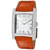 EBEL, BRASILIA, WOMEN'S BRASILIA DIAMOND ORANGE GENUINE LEATHER MOTHER OF PEARL DIAL WATCH, EBEL-9255M48-923035289XS (IN ORIGINAL BOX) - MSRP: $9700 US