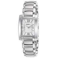 EBEL, MINI BRASILIA, WOMEN'S MINI BRASILIA STAINLESS STEEL WHITE DIAL WATCH, EBEL-9976M22-04500 (IN ORIGINAL BOX) - MSRP: $2600 US