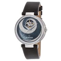 ETERNA, GRACE, WOMEN'S GRACE DIAMOND AUTOMATIC BLACK SATIN AND MOP DIAL WATCH, ETERNA-2943-58-89-1368 (IN ORIGINAL BOX) - MSRP: $7200 US