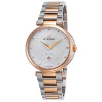 ETERNA, GRACE, WOMEN'S GRACE DIAMOND TWO-TONE STAINLESS STEEL WHITE DIAL WATCH, ETERNA-2566-60-61-1726 (IN ORIGINAL BOX) - MSRP: $2100 US