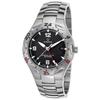 ETERNA, MONTEREY, MEN'S MONTEREY AUTOMATIC GMT STAINLESS STEEL BLACK DIAL WATCH, ETERNA-11161241400173FRA (IN ORIGINAL BOX) - MSRP: $1800 US