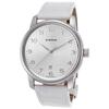 ETERNA, SOLEURE, MEN'S SOLEURE AUTOMATIC WHITE GENUINE ALLIGATOR SILVER-TONE DIAL WATCH, ETERNA-8310-41-14-1212 (IN ORIGINAL BOX) - MSRP: $3700 US