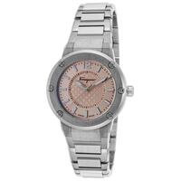 SALVATORE FERRAGAMO, , WOMEN'S STAINLESS STEEL ROSE-TONE DIAL WATCH, FERRAGAMO-FIG030015 (IN ORIGINAL BOX) - MSRP: $1495 US