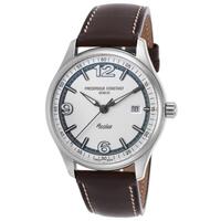 FREDERIQUE CONSTANT, VINTAGE RALLY, MEN'S LTD ED VINTAGE RALLY HEALEY DARK GREY LEATHER SILVER-TONE DIAL WATCH, FREDERIQUE-FC-303WGH5B6 (IN ORIGINAL BOX) - MSRP: $1595 US