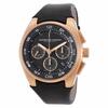 PORSCHE DESIGN, DASHBOARD, MEN'S DASHBOARD AUTO CHRONO BLACK CALF-SKIN & DIAL 18K ROSE GOLD WATCH, PORSCHED-6620-69-40-1243 (MSRP $29500) (IN ORIGINAL BOX)