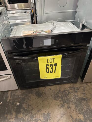 Frigidaire FCWS3027AB 30" Electric Wall Oven featuring a 5.3 cu. ft. capacity, Fan Convection for even baking, Self-Cleaning with 2, 3, and 4-hour cycles, 4.3-inch full-color capacitive touch control panel, Sabbath Mode, Frigidaire&reg; Fit Promise, Customiza