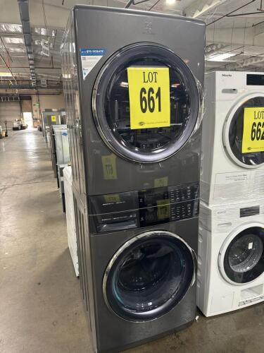 Electrolux ELTG7600ATO Washer-Dryer featuring a 4.5 cubic foot washer and 8.0 cubic foot dryer, ENERGY STAR Certified, stainless steel drum, digital controls with LED display, multiple wash cycles including SmartBoost&reg; Technology, vented dryer, UL Listed,