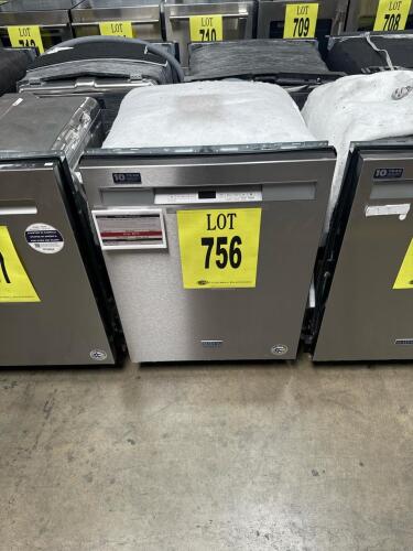 Maytag MDB4949SKZ Built-In Dishwasher featuring Dual Power Filtration, PowerBlast&reg; Cycle, Heated Dry Option, Leak Detect System, Touch Controls, Fingerprint Resistant Finish, Serial Number: FX2901425. $879