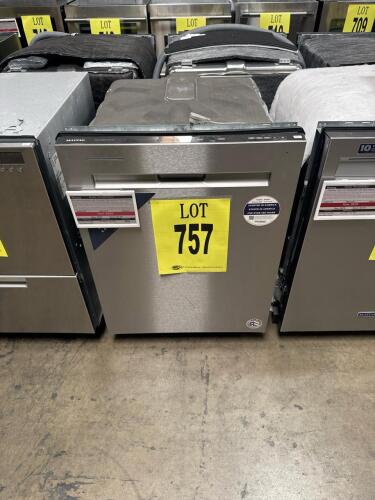 Maytag MDB8959SKZ0 Built-In Dishwasher featuring Dual Power Filtration, PowerBlast&reg; Cycle, 3rd Level Rack, Heated Dry, Leak Detect, Steam Sanitize Option, Premium Ball-Bearing Rack Glides. Serial Number: FX0602356. $999