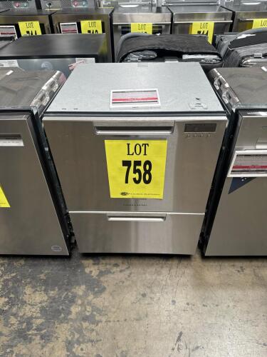 Fisher &amp; Paykel DD24DCTX9N 24" Stainless Steel Double Drawer Dishwasher, 14 place settings, double drawer design, 110&ndash;120V, 60 Hz, 8.7A, UL Certified, Assembled in Thailand, energy star rated, sanitize function, flexible racking, built-in installation