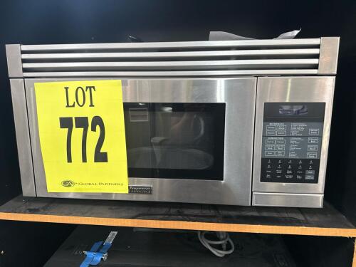 Viking RVMHC330SS Y Over-the-Range Convection Microwave Oven, featuring 1.1 cubic feet capacity, 13-inch turntable, touchscreen controls, ConvecBroil, ConvecRoast, ConvecBake, Manual Convection, Sensor Cook, Add-A-Minute, Child Safety Lock, 30" x 15.28" x