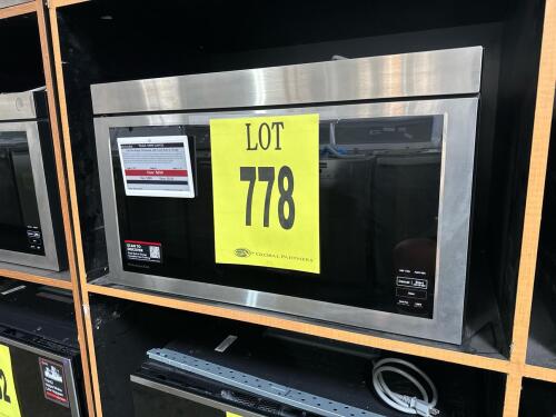 KitchenAid KMMF330PSS01 Over-The-Range Microwave Oven features a 1.1 cu. ft. capacity, 1000W output power, turntable-free design, sensor functions, 3-speed 400 CFM ventilation system, grease filters, Cookshield finish, LED lighting, and Keep Warm function