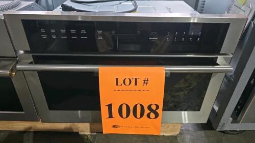 Electrolux EMBD3010ASA 30" Built-In Microwave Oven with Drop-Down Door. Features 1.6 cu. ft. capacity, 1000W microwave power, 1750W convection, sensor cooking, multi-stage and combination cooking, preheat/keep warm mode, premium LED lighting, stainless st