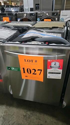 LG LDTH7972S Dishwasher, 15 Place Settings, 42 dBA, QuadWash&reg; Pro, TrueSteam&reg;, Dynamic Heat Dry&trade;, ENERGY STAR&reg; Qualified, Wi-Fi Enabled, , Serial Number: 208KWNM0M623
