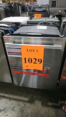 LG LDTM545S Built-in Dishwasher featuring 16 place settings, 46 dBA noise level, QuadWash&reg; Pro, Dynamic Heat Dry&trade; with AutoVent Dry&trade;, Wi-Fi Enabled, SmartDiagnosis&trade;, ThinQ Care&trade;, PrintProof Stainless Steel finish, dimensions: 23 3/4" x 23 3/4" x 33 5/8", 