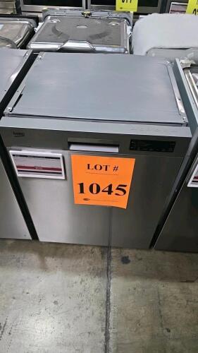 Beko DUT25401X Dishwasher, 14 Place Settings, 48 dBA, Stainless Steel, 5 Wash Cycles, Adjustable Rack, ENERGY STAR Most Efficient, ProSmart Inverter Motor, Built-In Installation, 120V, 12A, 60Hz, Serial Number: 2150359211, RETAIL: $549