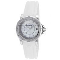 MONT BLANC, WOMEN'S SPORT DIAMOND WHITE RUBBER AND MOP DIAL WATCH, MONTBLANC-103893-SD "STORE DISPLAY" (IN ORIGINAL BOX) - MSRP: $2620 US (COMBINATION OF BULK AND BOXED)