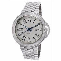BEDAT & CO., NO. 8, WOMEN'S NO. 8 DIAMONDS STAINLESS STEEL SILVER-TONE DIAL WATCH, BEDAT-831.031.101 (IN ORIGINAL BOX) - MSRP: $10795 US (COMBINATION OF BULK AND BOXED)