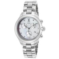 EBEL, ONDE, WOMEN'S ONDE DIAMONDS CHRONOGRAPH STAINLESS STEEL WHITE MOP DIAL WATCH, EBEL-1216177 (IN ORIGINAL BOX) - MSRP: $3400 US (COMBINATION OF BULK AND BOXED)