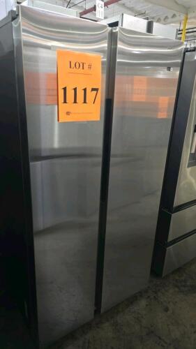 Samsung RS28A500ASR/AA 28 cu. ft. Side-by-Side Refrigerator featuring Fingerprint Resistant Stainless Steel finish, Digital Inverter Compressor, Wi-Fi Connectivity, All-Around Cooling, Power Freeze and Power Cool Options,Serial Number: 0B804BAR302421L. $1