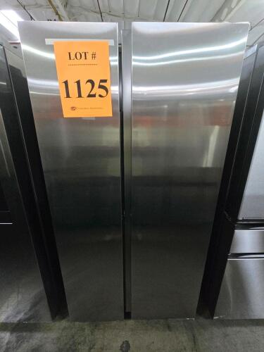 Samsung RS28A500ASR/AA 28 cu ft side-by-side refrigerator in stainless steel, features 17.9 cu ft refrigerator capacity, 10.1 cu ft freezer, All-Around Cooling, LED lighting, adjustable shelves, WiFi-enabled SmartThings compatibility, made in Mexico, 2 do