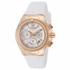 TECHNOMARINE, CRUISE, WOMEN'S CRUISE DIAMONDS CHRONOGRAPH WHITE SILICONE SILVER-TONE DIAL WATCH, TECHNO-TM-111007 (IN ORIGINAL BOX) - MSRP: $2900 US (COMBINATION OF BULK AND BOXED)