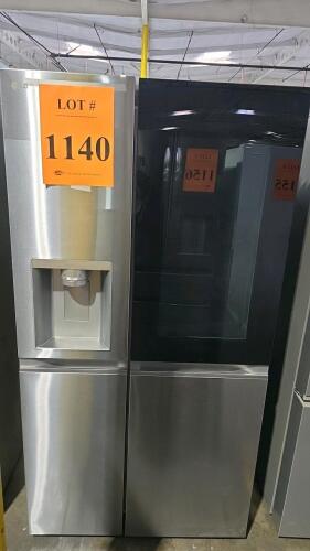 LG LRSOS2706S Side-by-Side Refrigerator featuring 27.1 cu. ft. capacity, InstaView&reg; Door-in-Door&reg;, Dual Ice Makers (Cubed, Crushed, and Craft Ice&trade;), Wi-Fi Enabled with LG ThinQ&reg; Technology, Door Cooling+&trade;, Linear Cooling&trade;, Multi-Air Flow&trade; System, UVnano&trade; 