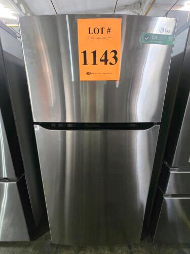 LG LRTLS2403S 24 cu.ft. Top Freezer Refrigerator with Internal Water Dispenser, featuring Spill Protector&trade; Tempered Glass Shelves, 2 Humidity-Controlled Crispers, Multi-Air Flow&trade; System, Ceiling LED Lighting, and optional Ice Maker (Model LK75C). Serial N