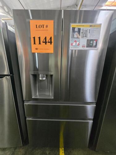 LG LF29S9730S 4-Door French Door Refrigerator, 28.6 cu. ft., Stainless Steel, featuring Full-Convert Drawer&trade; with 5 temperature settings, Mini Craft Ice&trade;, Craft Ice&trade;, and Crushed Ice options, LED back wall lighting, soft-close hinges, ENERGY STAR&reg; Certifi