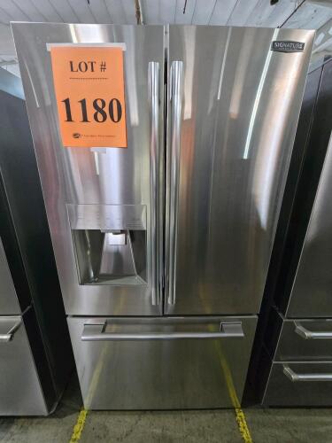 Signature Kitchen Suite SKSFD3623SD/00 36" Counter-Depth French Door Refrigerator, featuring 25.5 cu. ft. total capacity, Smart Cooling&reg; Plus System with Smart Inverter Compressor, external water dispenser, dual ice makers including Craft Ice&reg; and Mini Cu