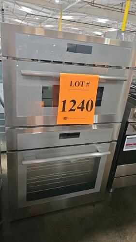 Thermador 30" Combo Wall Oven MEDMC301WS/01, Stainless Steel, 4.6 cu ft oven, 1.6 cu ft microwave, True Convection, 240V/10.2kW, Touch &amp; Knob Control, Self-cleaning, UL/CSA listed, Built-in design, Serial: 8290802000260005
