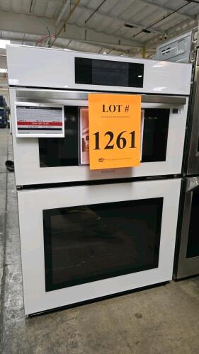 Samsung NQ70CB700D12AA is a 30" built-in microwave combination wall oven featuring Flex Duo&trade; technology, Air Fry, Self Clean + Steam Clean, Convection Cooking, and Wi-Fi Connectivity. Serial number 0LBN7DBX700138N. $5249