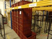 Plastic "melk kratten" (21 stuks) Plastic "Milk Crates" (Quantity 21))