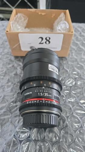 ROKINON 35mm F 1.5 LENS