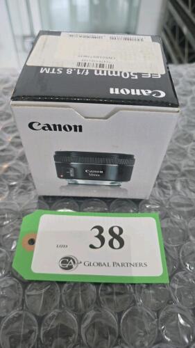 CANON EF 50mm F1.8 STM LENS