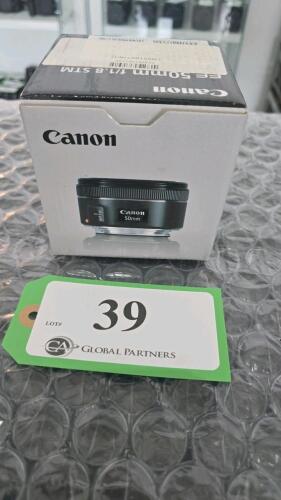 CANON EF 50mm F1.8 STM LENS