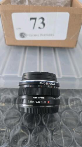 OLYMPUS 17mm F1.8 ED MFT LENS